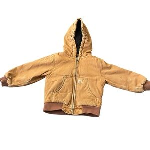 Carhartt Brown Hooded Jacket